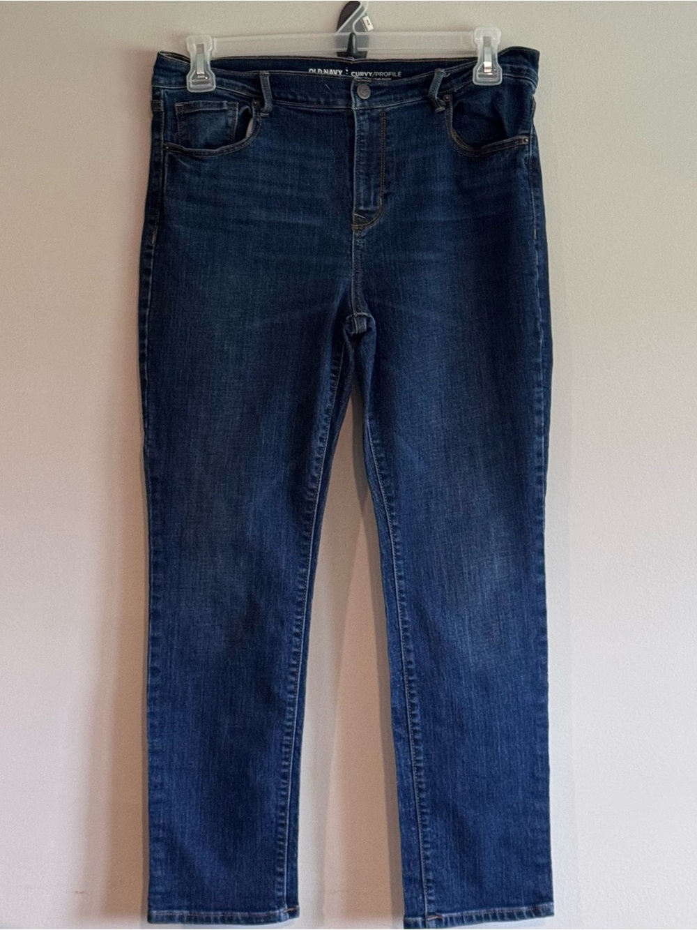 Old Navy Curvy Profile MidRise Dark Blue Women’s Jeans Size 12 short